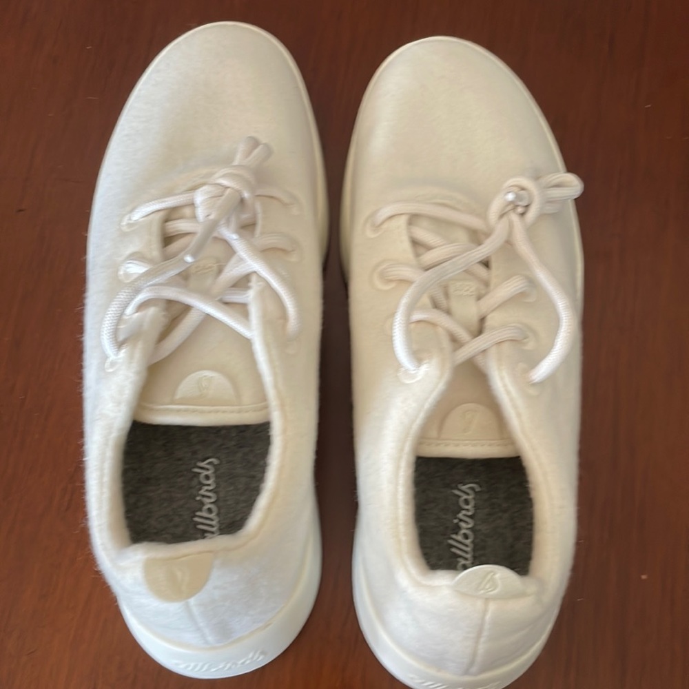 Allbirds Women’s Wool Runners, NaturalWhite, sz 10